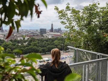 Hamburg’s wartime bunker is reinvented as an unlikely green oasis