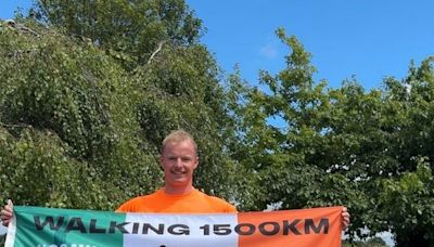 Offaly adventurer Caolan Kelly to hike 1,500km from Paris to Rome in aid of Jigsaw