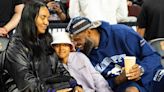 LeBron James Plays with Daughter Zhuri as They Sit Courtside at Son Bryce's Basketball Game