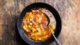 Chorizo enlivens a wintry Spanish white bean stew