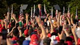 Bus covered with Trump signs crashes before rally in Staten Island