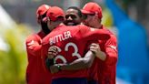 Chris Jordan takes historic hat-trick as England thrash USA to reach semi-finals