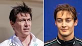 Toto Wolff reacts after Russell's apology as Lewis Hamilton beaten to podium