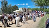 Imágenes de la llegada a la Aldea y presentación de la Hermandad del Rocío de Jerez