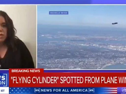 Caught on Camera: Possible UFO Spotted Flying Over New York City by Passenger Departing LaGuardia Airport