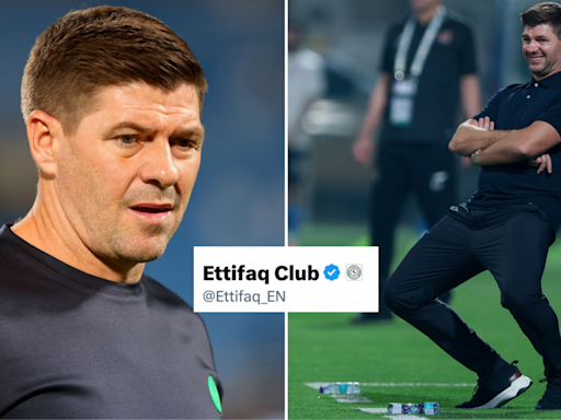 Liverpool legend Steven Gerrard involved in bizarre Saudi Pro League social media spat