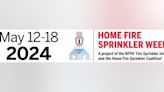 Fire Departments and Safety Advocates Encouraged to Participate in Home Fire Sprinkler Week Digital Campaign