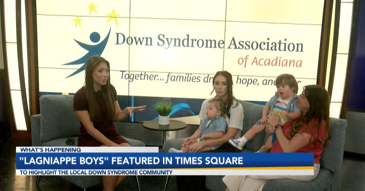 Acadiana Toddlers, “The Lagniappe Boys” to Appear in Times Square Highlighting Down Syndrome Advocacy Work