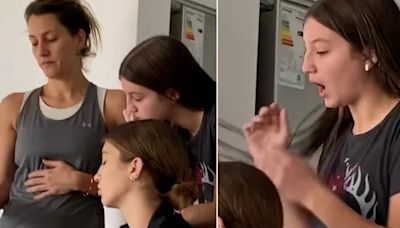 Mica Viciconte le hizo una broma a las hijas de Nicole Neumann y el video se volvió viral