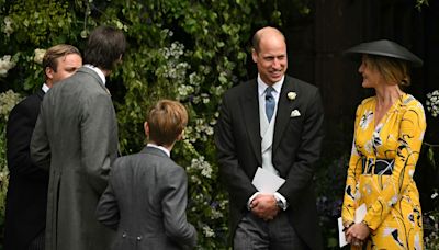 Prince William steps out without Kate Middleton for wedding of his and Prince Harry's close friend