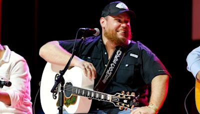 Luke Combs Invites 'Twisters' Cast on Stage to Shotgun a Beer in Viral Video