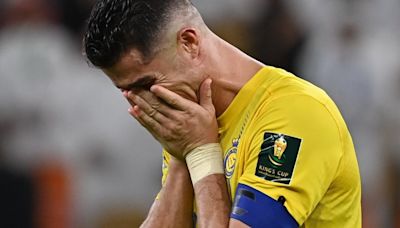 El llanto de Cristiano Ronaldo tras perder la final de la Copa del Rey de Campeones en Arabia Saudita - Diario Río Negro