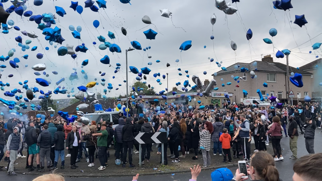Balloon release for teenager killed in crash