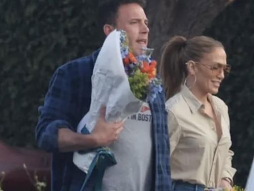 Putting rumours to rest? Ben Affleck and Jennifer Lopez seen publicly with wedding rings on after split speculation