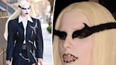 Julia Fox is drop-dead gorgeous in dramatic ‘corpse paint’ makeup while walking a dog