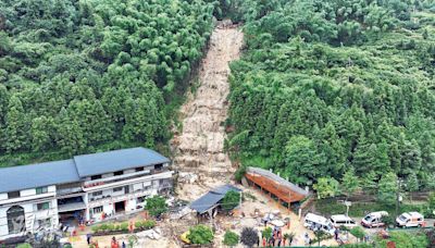 湖南塌山泥冲垮民宿 15死6傷