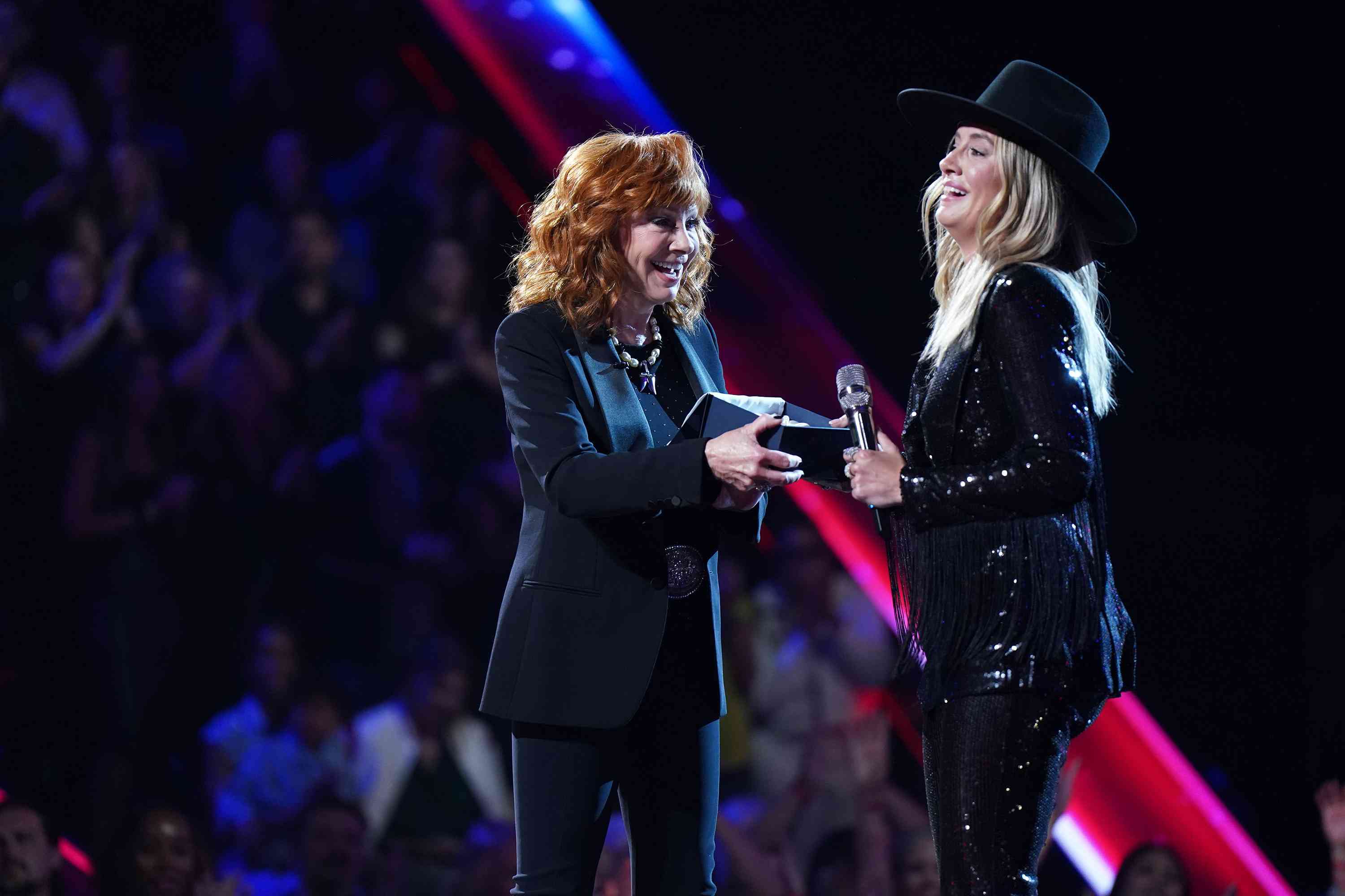 Reba McEntire Surprises Lainey Wilson With Opry Invite On 'The Voice' Season Finale