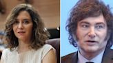 Isabel Díaz Ayuso apoyó a Javier Milei en el conflicto con Pedro Sánchez: “Lo han difamado y no han respetado la democracia”