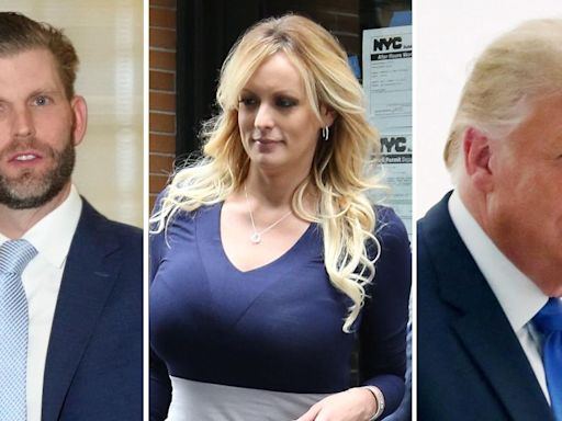 Eric Trump Calls Stormy Daniels' Testimony 'Garbage' Amid Daddy Donald's Criminal Trial