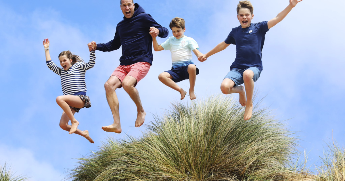 New photo of Prince William with kids released to mark his birthday