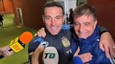 Lionel Scaloni interrumpió una nota para llenar de elogios a su colega Claudio Vivas | + Deportes