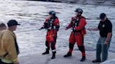 Man and child rescued, 1 adult still missing on California river