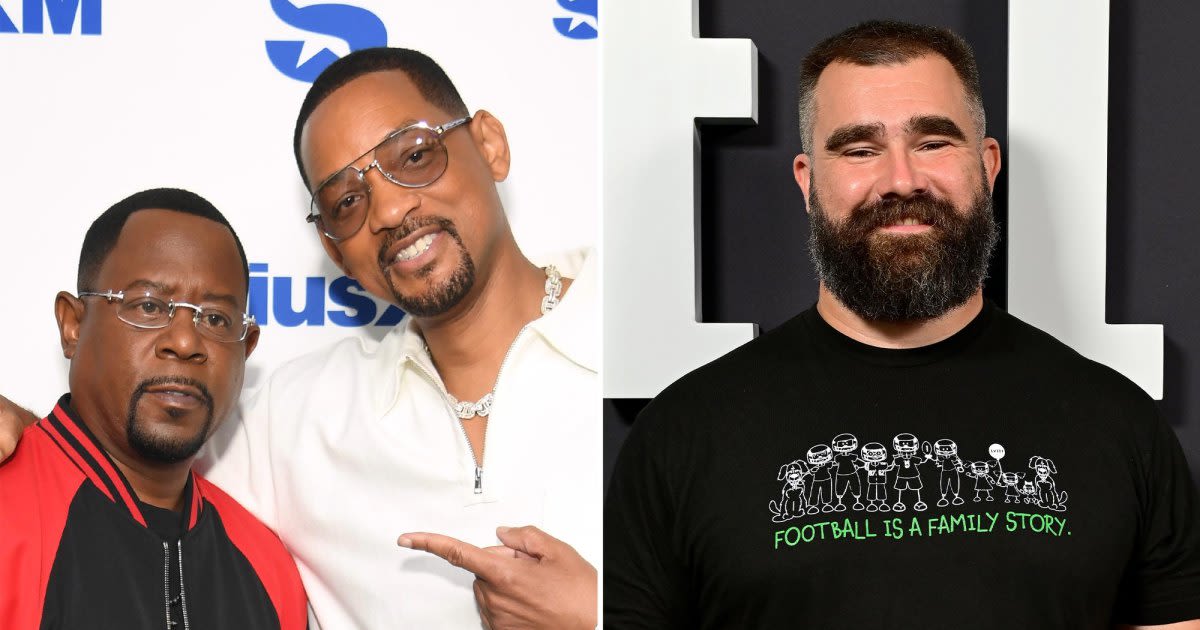 Will Smith and Martin Lawrence React to Jason Kelce Not Washing Feet