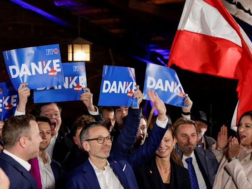 European right-wing parties revel in election victory of Austria's far right