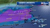 Winter storm warning issued in parts of Mass. for significant snow on Tuesday