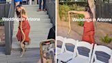 Serpiente se cuela en una boda en Florence, Arizona, y esto hizo la hermana de la novia