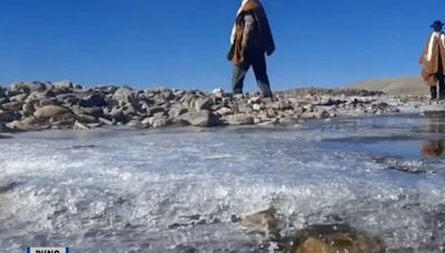 Senamhi reporta temperaturas mínimas extremas en sierra y selva: Ríos y lagunas congeladas