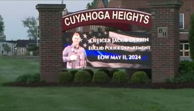 Paying tribute to fallen Euclid police officer Jacob Derbin: Vigil to be held tonight at his alma mater Cuyahoga Heights High School