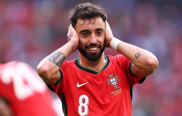 Bruno Fernandes pokes fun at England's Euro 2024 hopes