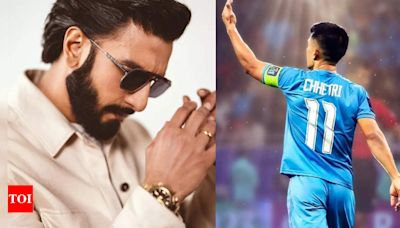 Ranveer Singh pays heartfelt tribute as Sunil Chhetri retires from international football | - Times of India