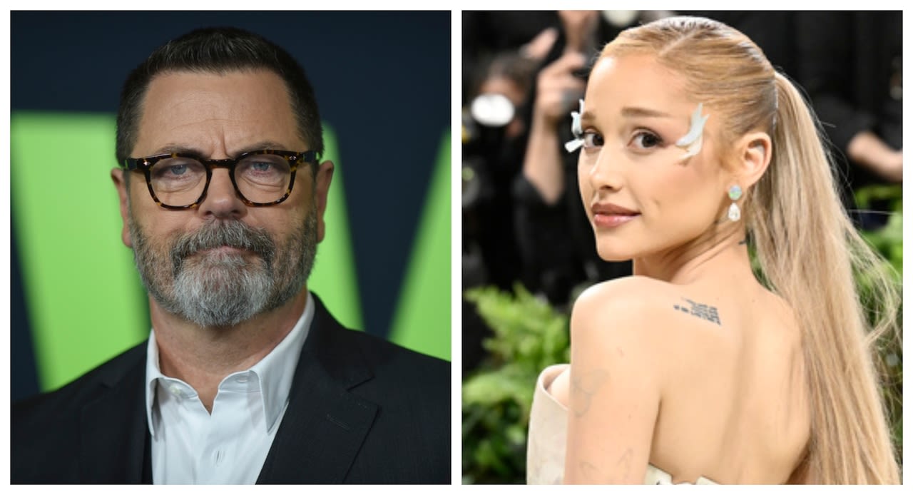 Famous birthdays list for today, June 26, 2024 includes celebrities Nick Offerman, Ariana Grande