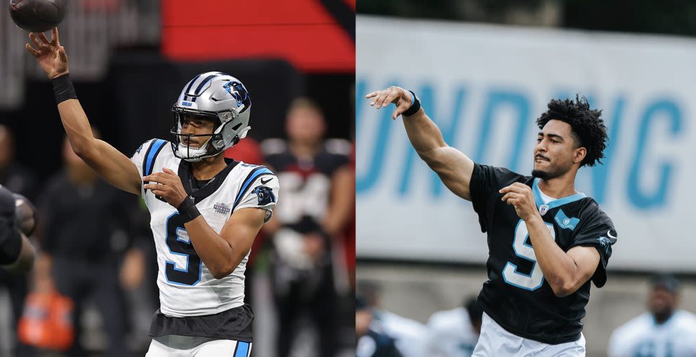 Panthers QB Bryce Young appears to have bulked up since last season