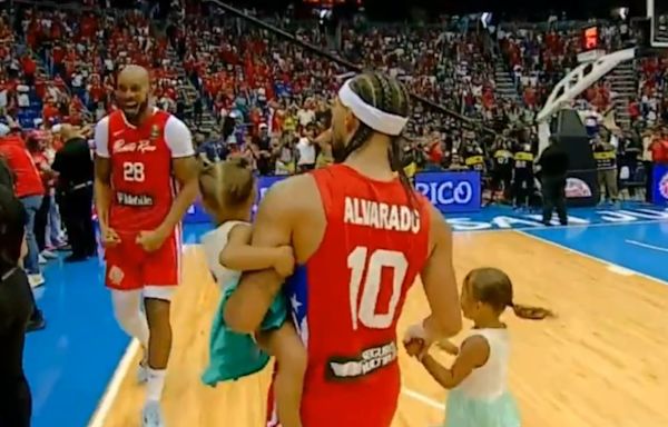 Jose Alvarado Shared an Awesome Moment With Daughters After Clinching Olympic Berth