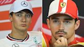 George Russell told 'keep it to yourself' after almost exposing Charles Leclerc