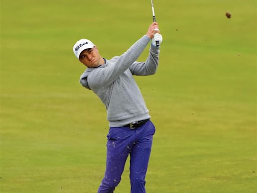 British Open golf: Thomas steadies ship in wind and rain