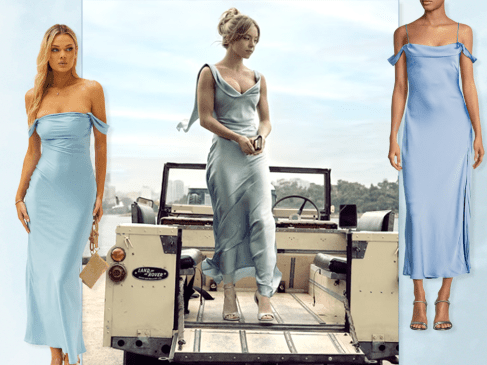 Sydney Sweeney's 'Anyone But You' Blue Dress Is Going Viral & You Can Snag The Look