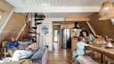 Budget Breakdown: A Family of Five Gut Their Rustic A-Frame Themselves—for $77K