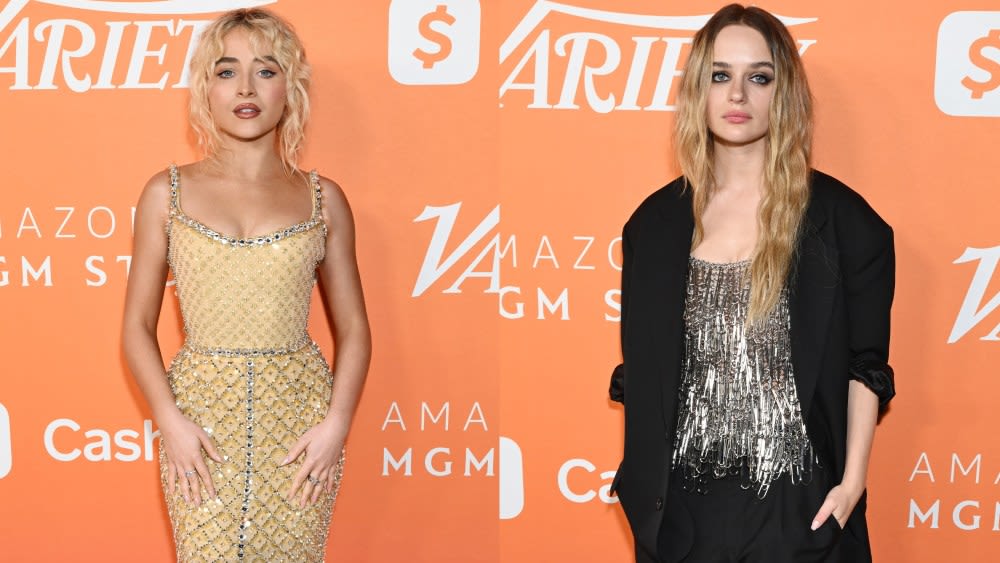 ...Sabrina Carpenter Embraces Old-school Glamour in Miu Miu, Joey King Gives the Power Suit an Edgy Spin in Moschino and More...