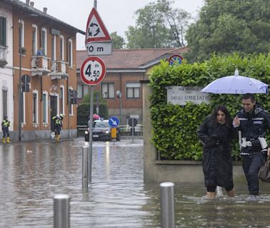 One person missing and bridges collapse as storms hit northern Italy