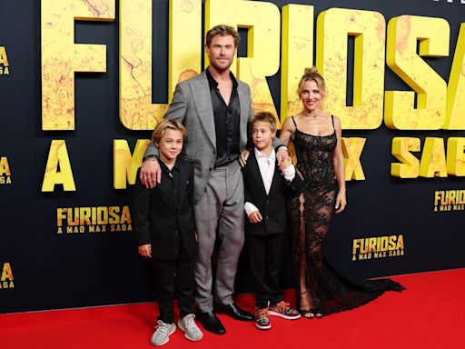 Chris Hemsworth steps out with wife, kids at 'Furiosa' premiere