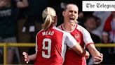 WSL title race back on as Arsenal end Man City’s unbeaten run with stunning late comeback