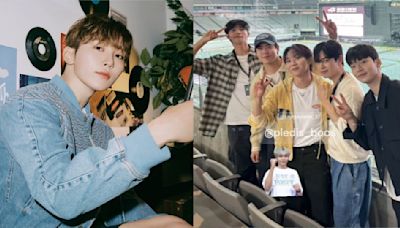 SEVENTEEN's Seungkwan impresses with Badminton skills at competition; snapped with Moon Sang Min, Kim Kang Min and more