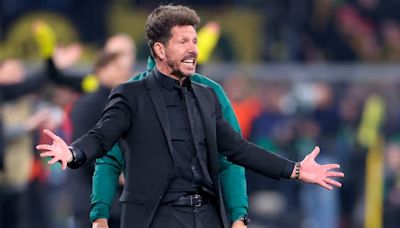 Simeone: «El Dortmund fue superior y ganó justamente»