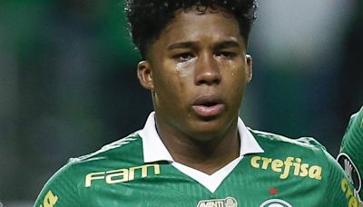 Endrick rompe a llorar en su emotiva despedida del Palmeiras