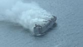 One dead as cargo ship burns near Dutch coast