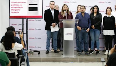 Morena denuncia a funcionarios de Azcapotzalco por promover a Saldaña y Taboada